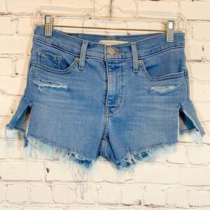 Levi’s Jean Cut off Shorts Destroyed